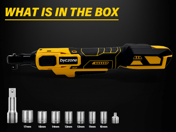 Cordless Electric Ratchet Wrench Kit