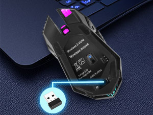 mouse inalambrico gamer