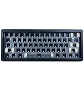 FKZ GMK61 60% Keyboard Barebones Kit,Hot Swap PCB Gasket Mounted VIA Wireless Mechanical Keyboard...
