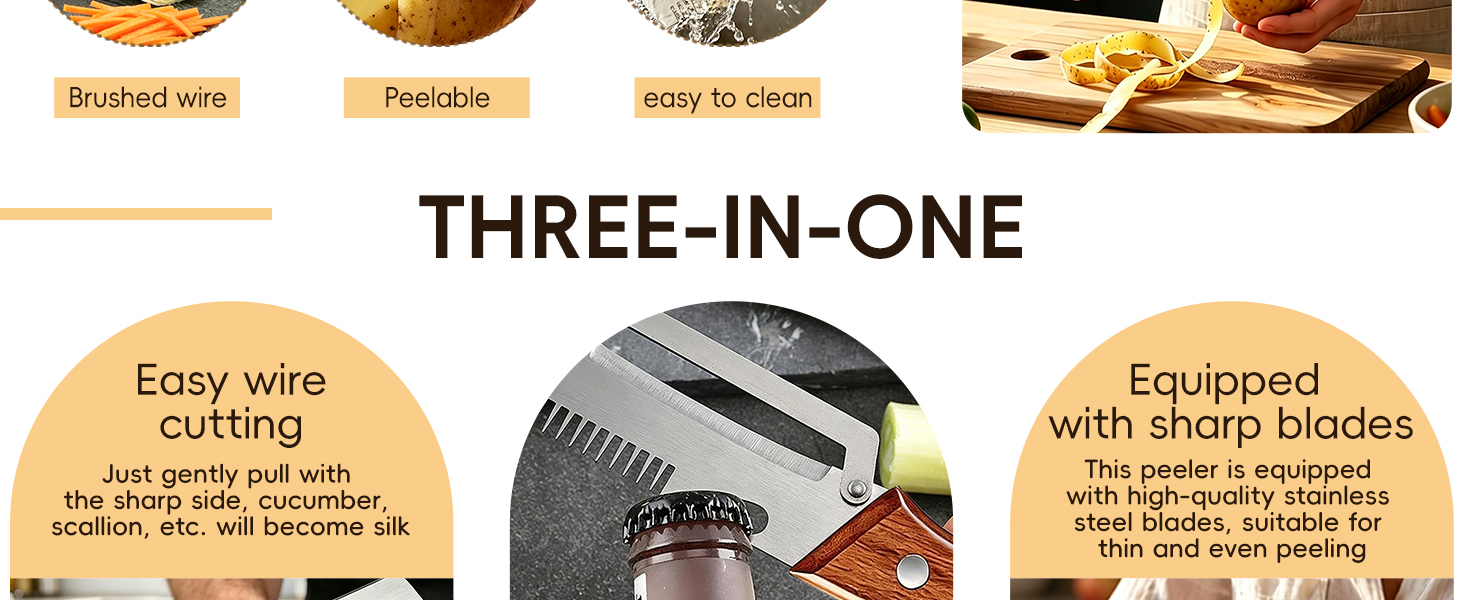 Multifunctional Vegetable Peeler