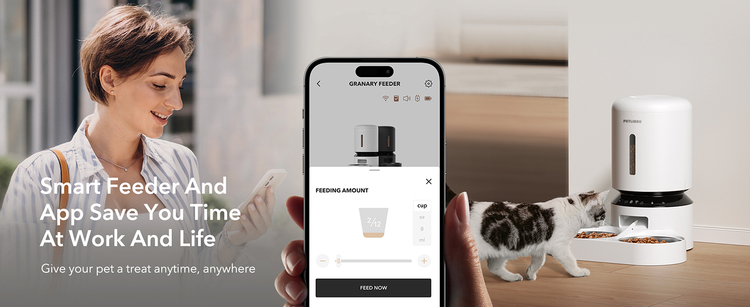 automatic pet feeder for 2 cats