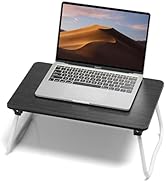 FISYOD Foldable Lap Table, Laptop Bed Desk, Portable Study Table, Laptop Desk/Stand for Bed, Ligh...