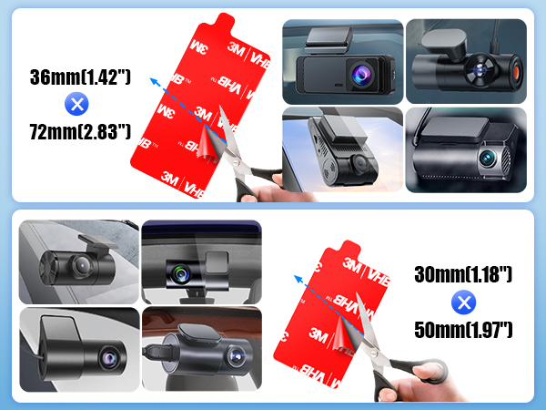 sticky pad for dash cam