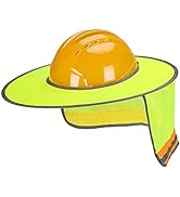 UNCO- Hard Hat Sun Shield, Full &amp; Standard Brim Mesh Sunshade High Visibility Reflective, Hard Ha...