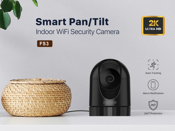 FS3 2K Ultra HD Pan &amp;amp; Tilt Indoor WiFi Security Camera-phone_FS3 Banner.jpg