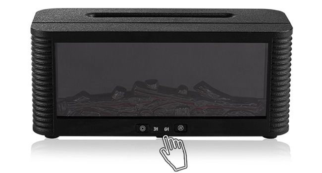 Flame fireplace aroma diffuser