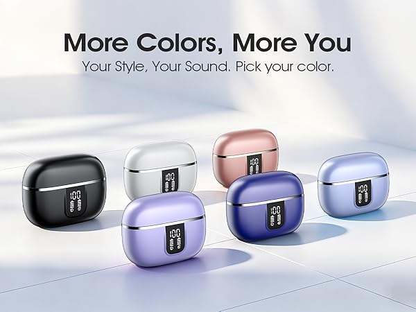 Stylish color options available to match your personal look and daily outfit.