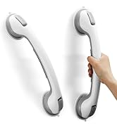Grab Bars for Bathtubs and Showers, Zynuhmo 2 Pack 16 Inch Suction Safety Grab Bars for Senior an...