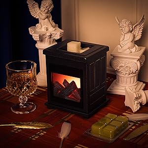 fireplace wax warmer
