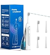 Becoolpet Electric Toothbrush with Water Flosser,Portable Flossing Toothbrush,IPX8 Waterproof,Equ...