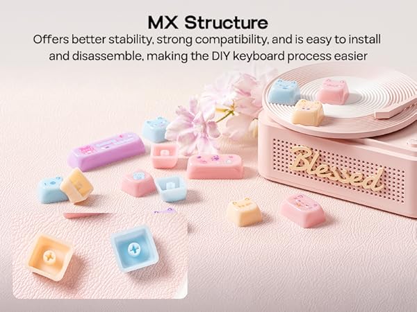 Meow Pudding Keycaps