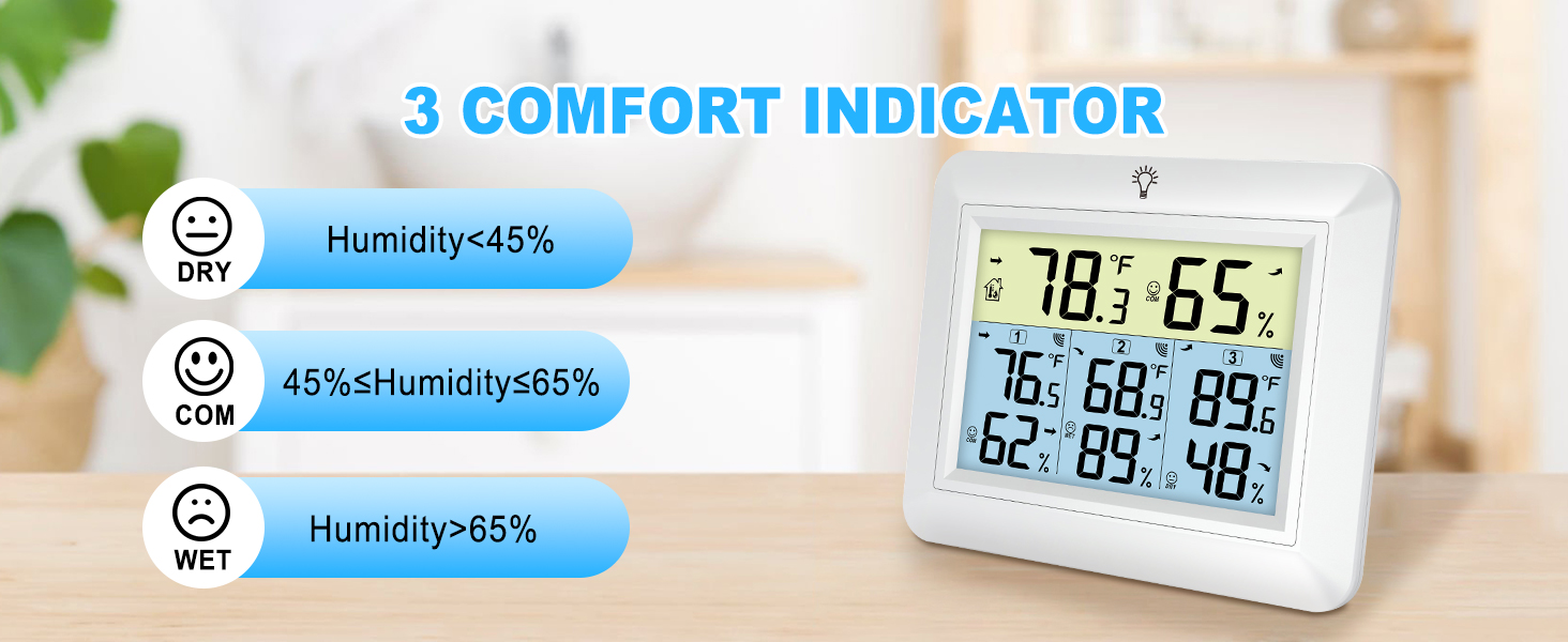 indoor outdoor thermometer wireless outdoor greenhouse room thermometer temperature hygrometer