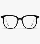 ANRRI Oversized Square Blue Light Glasses, Thick Frame Computer Eyewear, Anti Eyestrain &amp; UV Prot...