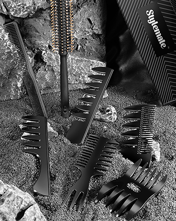 7PCS Men&amp;#39;s Hair Styling Combs and Brush Set