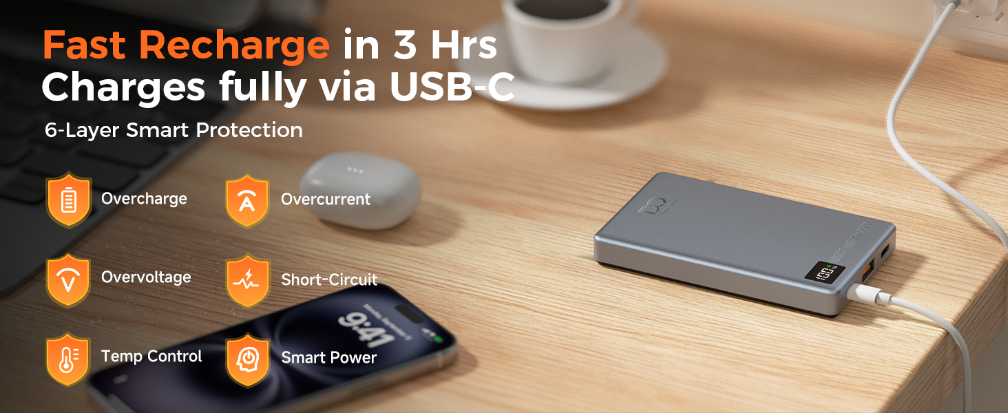PD 35W Magnetic Wireless Power Bank 10000mAh 5
