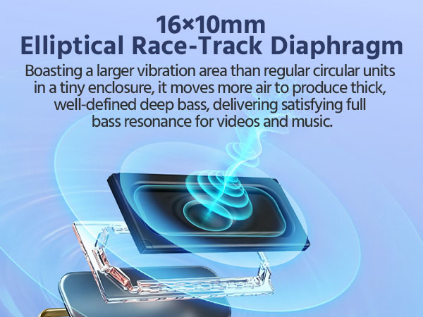 16*10mm Elliptical Race-track Diaphragm