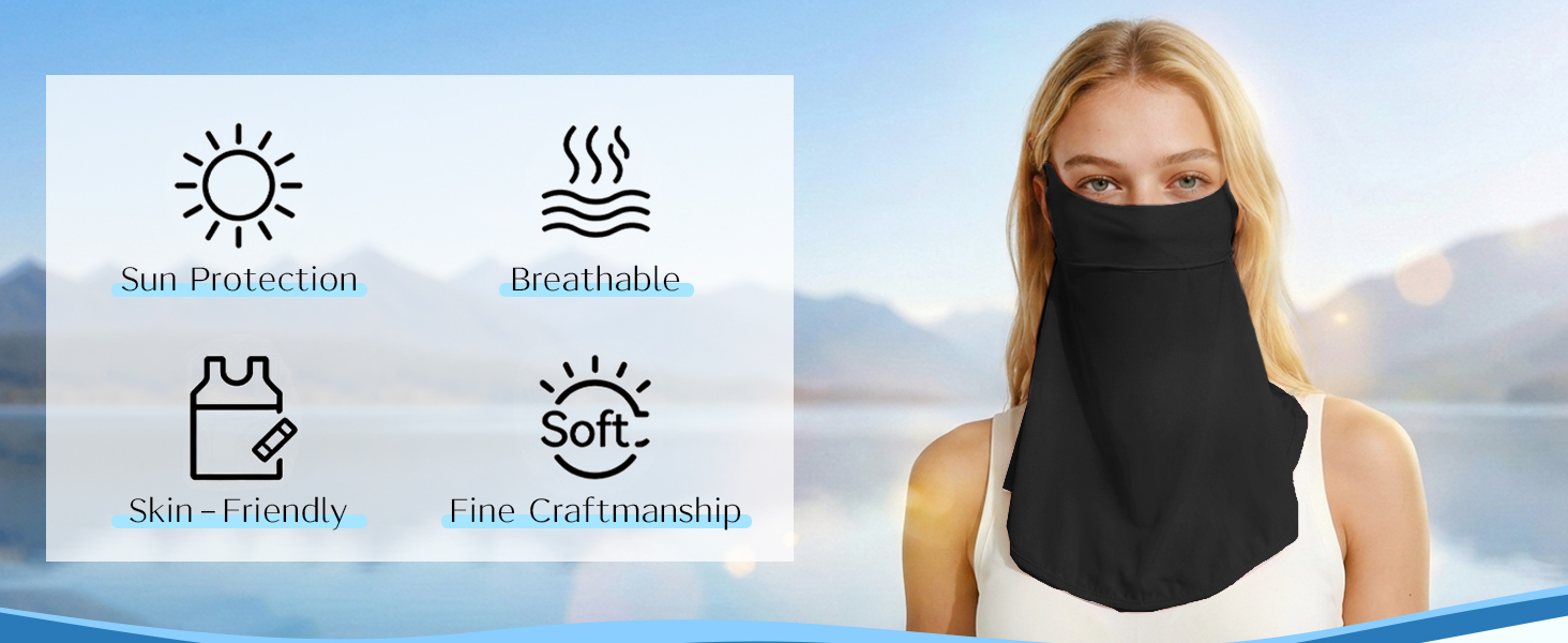 UV Sun Protection Face Mask