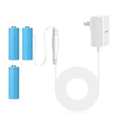 Lenink AC Power Supply Adapter for 3 AA Battery, AA Battery White
