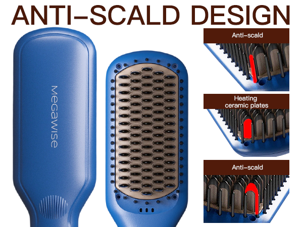 hair straightener brush