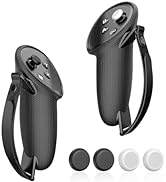 Silicone Grip Case for Meta Quest 3, TanReginal Accessories for Meta Quest 3 with Adjustable Knuc...