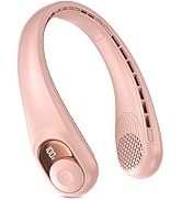 Neck Fan, Portable Neck Fan, Battery Powered Personal Fan, Hands Free Bladeless Fan with 3 Wind S...