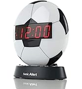 Soccer Ball Alarm Clock, Loud &amp; Compact Alarm Clock for Bedroom