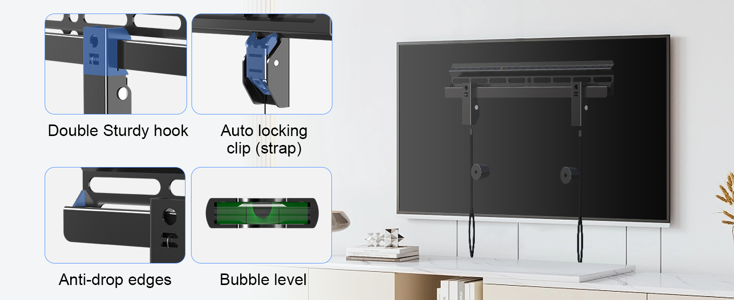Studless TV Wall Mount