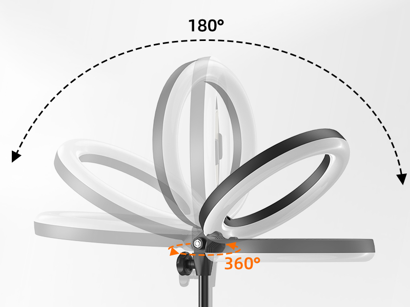 ring light stand selfie lighting desk clip lights video recording laptop ringlight streaming led 