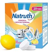 NATRUTH Powerful Limescale Removal, Kettle Descaler Tablets, Descaler for Coffee Machine, 20 tablets