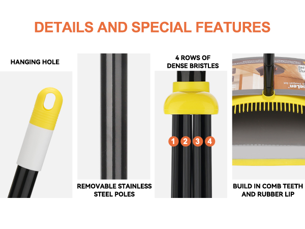 broom and dustpan feature