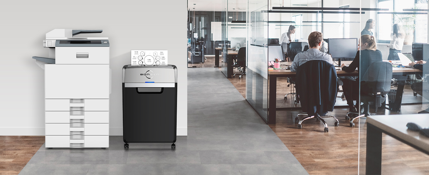 BONSEN Heavy Duty Paper Shredder for Home Office