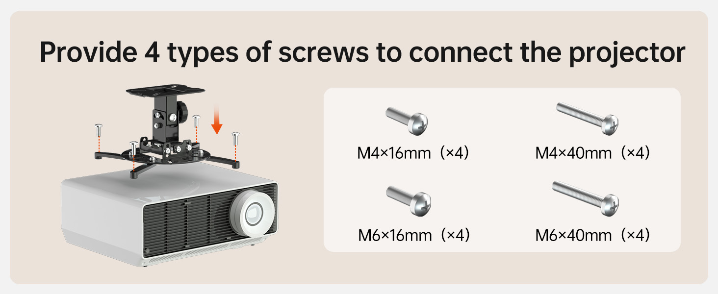 project ceiling mount