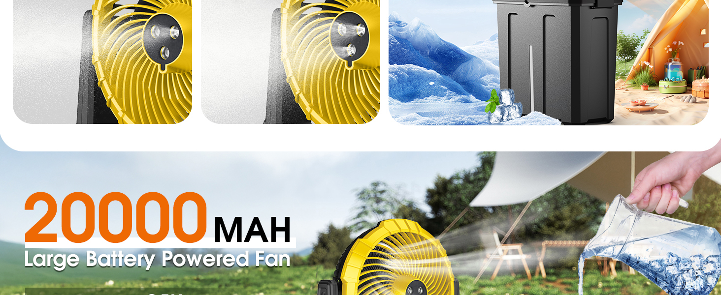 battery fan