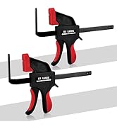 Track Saw Clamp, KITLUCK Quick Release Guide Rail Clamp for Circular Saw Guide Rail System, 6" Cl...