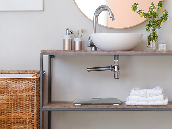 Compact Design The scale fits comfortably in virtually any room and can be easily stored.