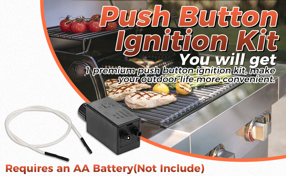 Hicello Spark Generator Electronic Push Button Pluse Igniter