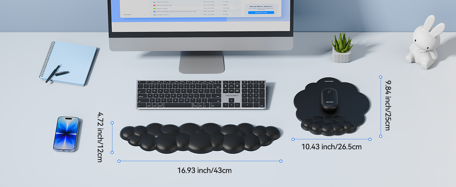 Cloud Wrist Rest &amp;amp; Ergonomic Mouse Pad