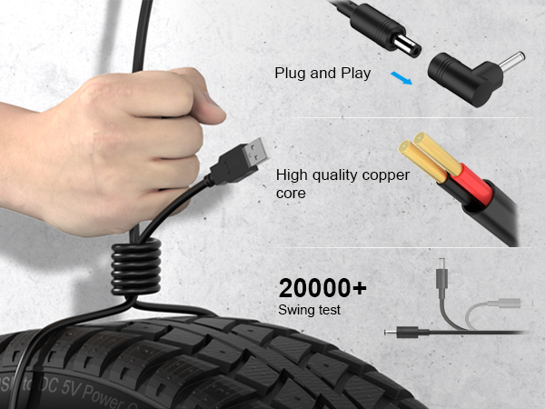 plug and play, high quality copper core, 20000+ swing test