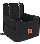 GL GLENSLAVE Dog Car Seat for Small/Medium Dogs Under 35lbs,Memory Foam Dog Booster Seats,Detacha...