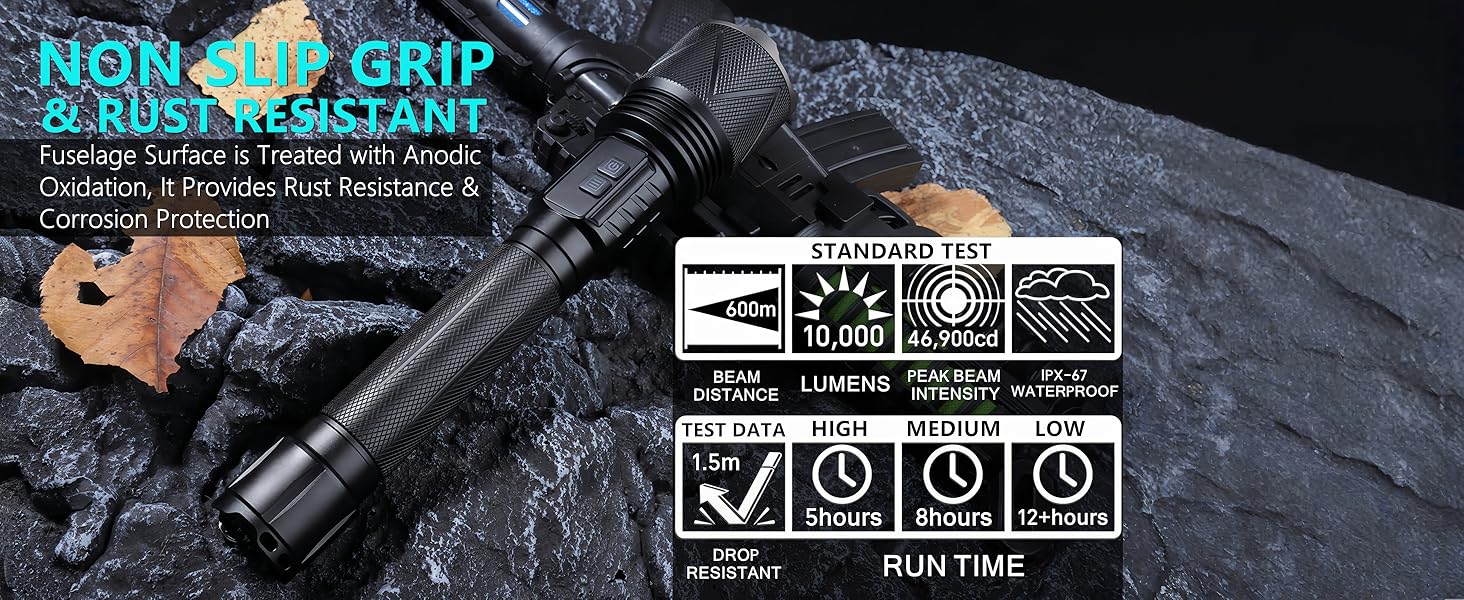 Body Surface is Treated with Anodic Oxidation, It Provides Rust Resistance and Corrosion Protection.