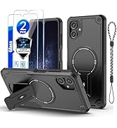 for Samsung Galaxy A06 case[Compatible with MagSafe][with 2 * 9H Tempered Glass Screen Protector]...