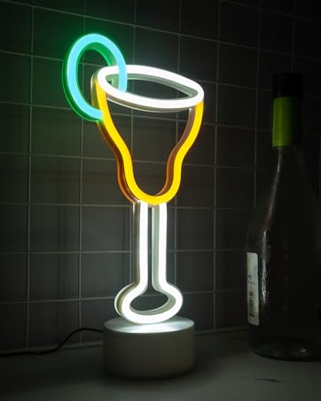 Cocktail Neon Sign Stand