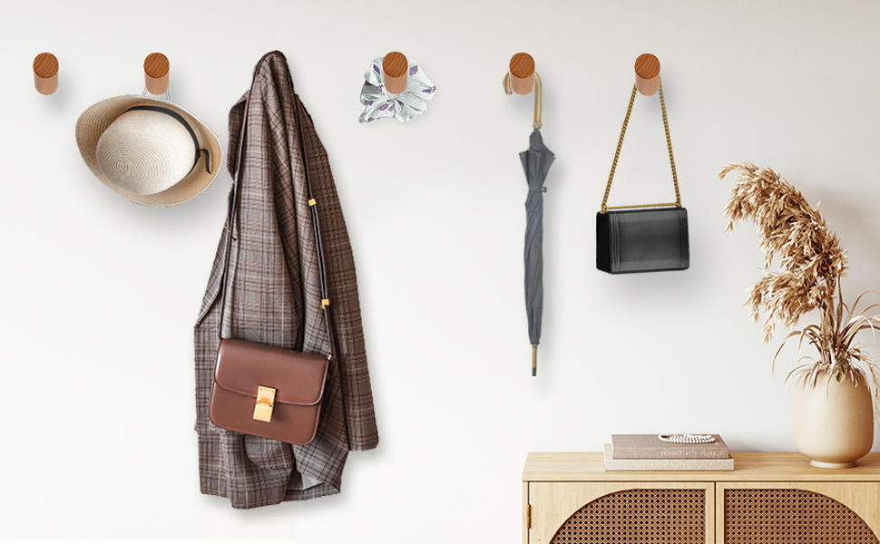 wood wall hooks