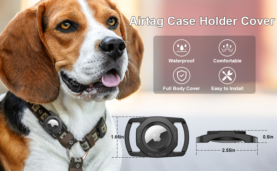 airtag dog collar holder