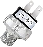 mankk Air Pressure Switch 70-100 PSI Thread 1/4"NPT 24V 12V DC Air Compressor Pressure Switch For...