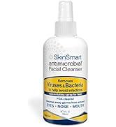 SkinSmart Antimicrobial Facial Cleanser Spray to Remove Viruses and Bacteria Around Eyes, Nose an...