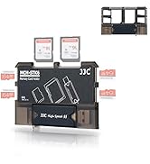 Micro SD Card Holder and SD Card Case, Memory Card Storage Organizer with USB Reader (Type C USB ...