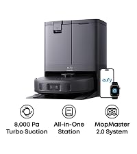 eufy Like-New E25 Omni Robot Vacuum and Mop Combo,HydroJet System, 20,000Pa Turbo Suction, Zero-Tang...