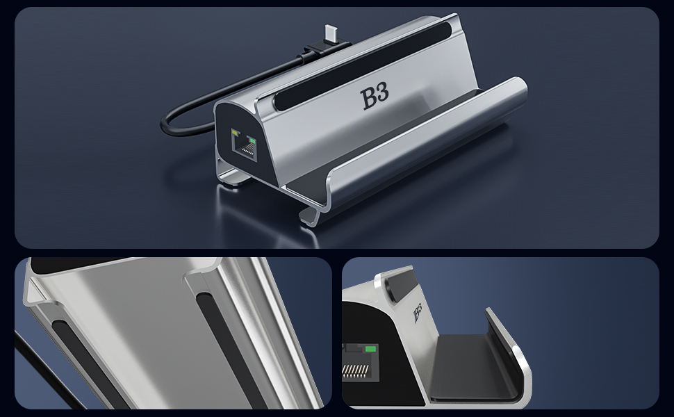 4k 60fps HDMI 1000M LAN RJ-45 stream deck dock hub adapter