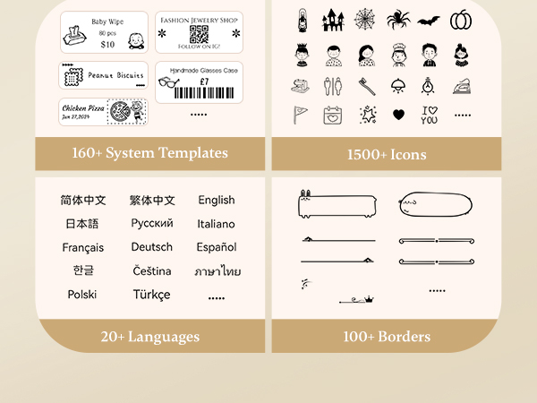 NIIMBOT D101 Label Makers Portable Smart Sticker Printer for Home Office School Use